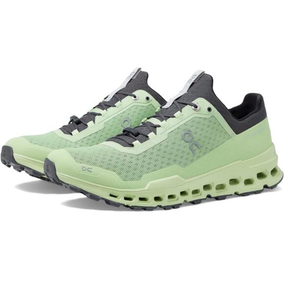 On Cloudultra Running Shoes Women Vine Meadow Mesh Lace Up Low Top Sneakers Mint - Picture 1 of 9